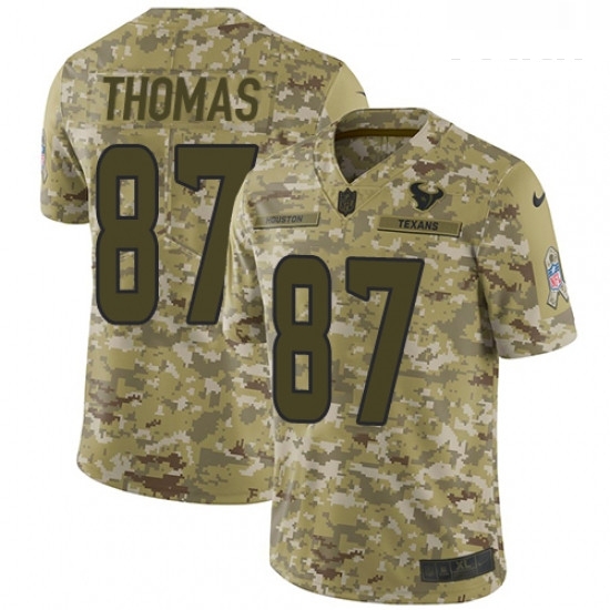 Youth Nike Houston Texans 87 Demaryius Thomas Limited Camo 2018 Salute to Service NFL Jersey Youth Nike Houston Texans 87 Demaryius Thomas Limited Camo 2018 Salute to Service NFL Jersey