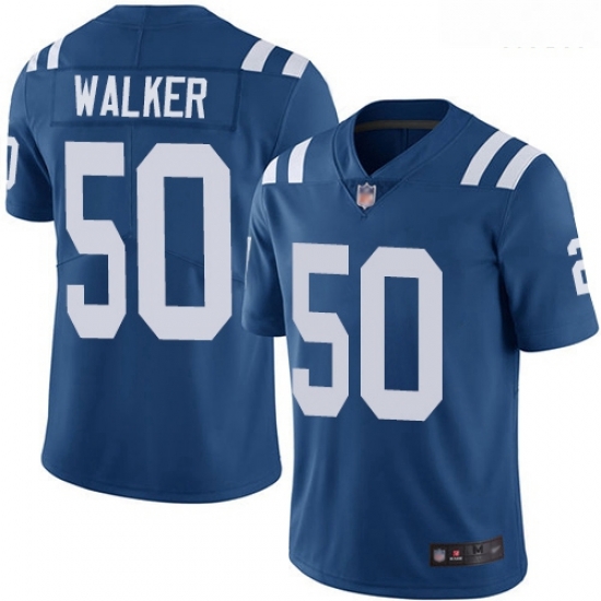 Colts 50 Anthony Walker Royal Blue Team Color Men Stitched Football Vapor Untouchable Limited Jersey Colts 50 Anthony Walker Royal Blue Team Color Men Stitched Football Vapor Untouchable Limited Jersey