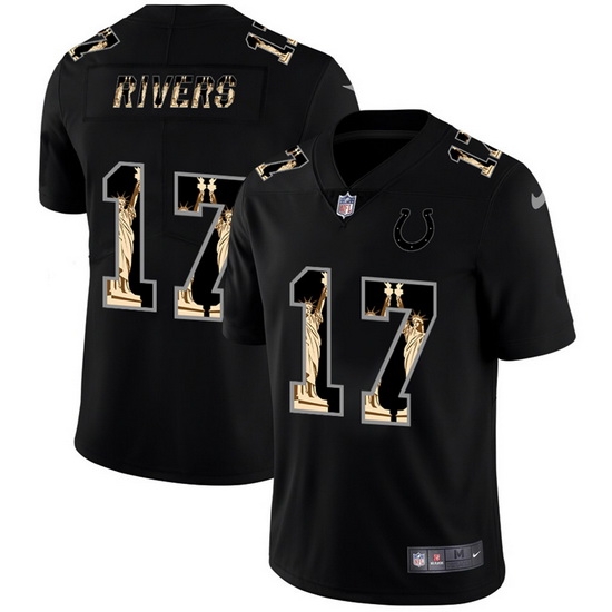 Indianapolis Colts 17 Philip Rivers Carbon Black Vapor Statue Of Liberty Limited NFL Jersey Indianapolis Colts 17 Philip Rivers Carbon Black Vapor Statue Of Liberty Limited NFL Jersey