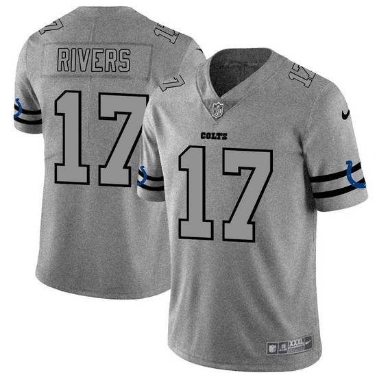 Indianapolis Colts 17 Philip Rivers Men Nike Gray Gridiron II Vapor Untouchable Limited NFL Jersey Indianapolis Colts 17 Philip Rivers Men Nike Gray Gridiron II Vapor Untouchable Limited NFL Jersey