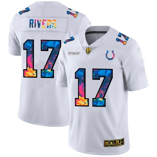 Indianapolis Colts 17 Philip Rivers Men White Nike Multi Color 2020 NFL Crucial Catch Limited NFL Jersey Indianapolis Colts 17 Philip Rivers Men White Nike Multi Color 2020 NFL Crucial Catch Limited NFL Jersey