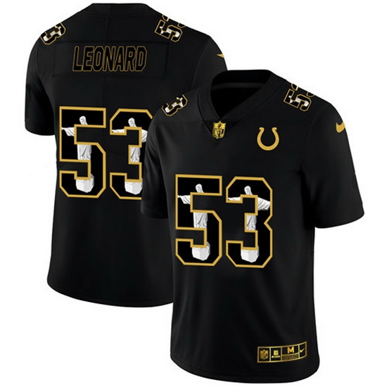 Indianapolis Colts 53 Darius Leonard Men Nike Carbon Black Vapor Cristo Redentor Limited NFL Jersey Indianapolis Colts 53 Darius Leonard Men Nike Carbon Black Vapor Cristo Redentor Limited NFL Jersey
