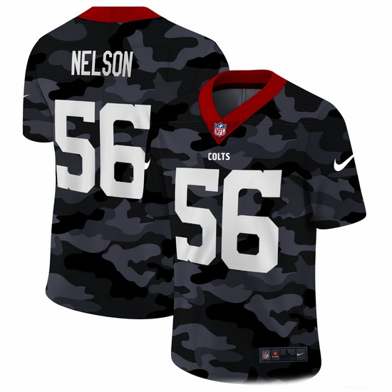 Indianapolis Colts 56 Quenton Nelson Men Nike 2020 Black CAMO Vapor Untouchable Limited Stitched NFL Jersey Indianapolis Colts 56 Quenton Nelson Men Nike 2020 Black CAMO Vapor Untouchable Limited Stitched NFL Jersey