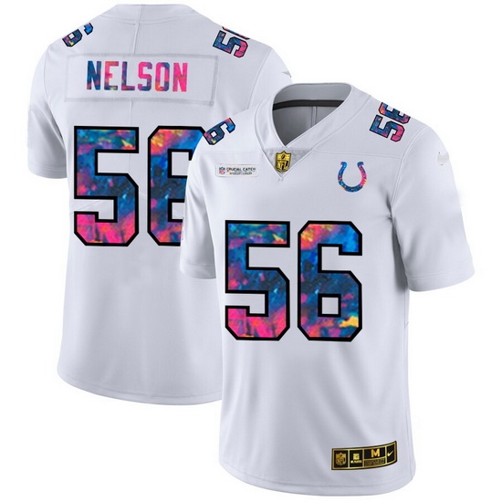 Indianapolis Colts 56 Quenton Nelson Men White Nike Multi Color 2020 NFL Crucial Catch Limited NFL Jersey Indianapolis Colts 56 Quenton Nelson Men White Nike Multi Color 2020 NFL Crucial Catch Limited NFL Jersey
