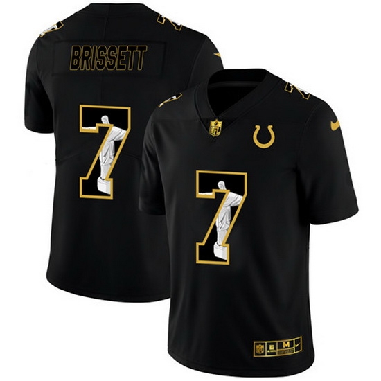 Indianapolis Colts 7 Jacoby Brissett Men Nike Carbon Black Vapor Cristo Redentor Limited NFL Jersey Indianapolis Colts 7 Jacoby Brissett Men Nike Carbon Black Vapor Cristo Redentor Limited NFL Jersey