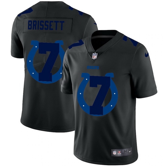 Indianapolis Colts 7 Jacoby Brissett Men Nike Team Logo Dual Overlap Limited NFL Jersey Black Indianapolis Colts 7 Jacoby Brissett Men Nike Team Logo Dual Overlap Limited NFL Jersey Black