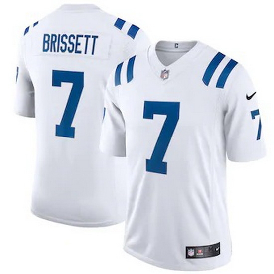 Indianapolis Colts 7 Jacoby Brissett Men Nike White 2020 Vapor Limited Jersey Indianapolis Colts 7 Jacoby Brissett Men Nike White 2020 Vapor Limited Jersey