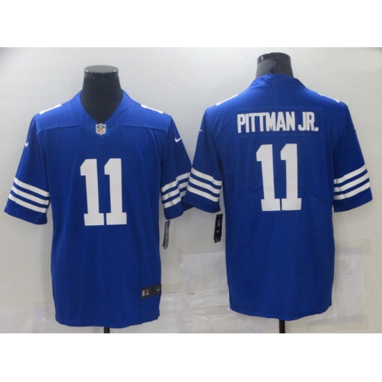 Men Indianapolis Colts 11 Pittman jr Blue Nike Vapor Untouchable Limited 2021 NFL Jersey Men Indianapolis Colts 11 Pittman jr Blue Nike Vapor Untouchable Limited 2021 NFL Jersey