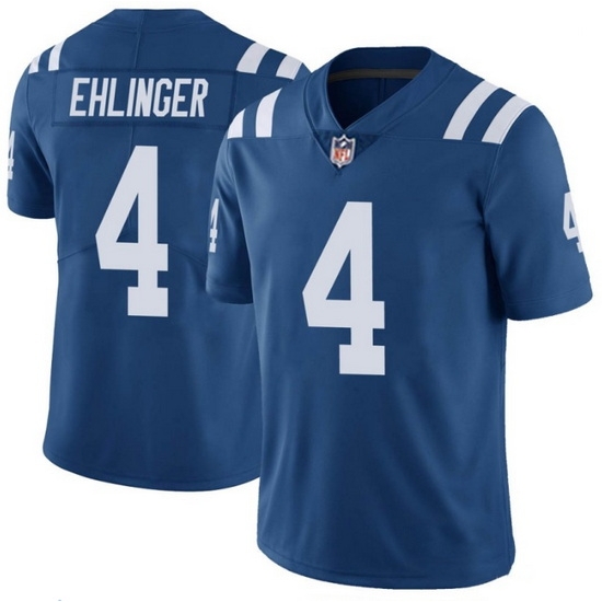 Men Indianapolis Colts 4 Sam Ehlinger Blue Vapor Untouchable Stitched Jersey Men Indianapolis Colts 4 Sam Ehlinger Blue Vapor Untouchable Stitched Jersey