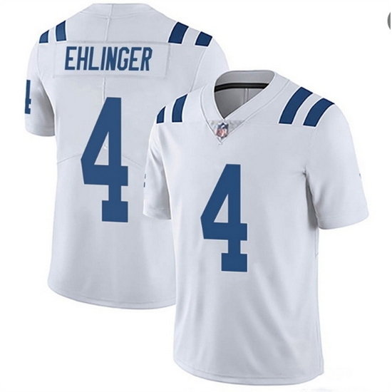 Men Indianapolis Colts 4 Sam Ehlinger White Vapor Untouchable Stitched Jersey Men Indianapolis Colts 4 Sam Ehlinger White Vapor Untouchable Stitched Jersey