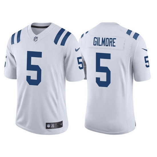Men Indianapolis Colts 5 Stephon Gilmore White Stitched Football Jerseyy Men Indianapolis Colts 5 Stephon Gilmore White Stitched Football Jerseyy