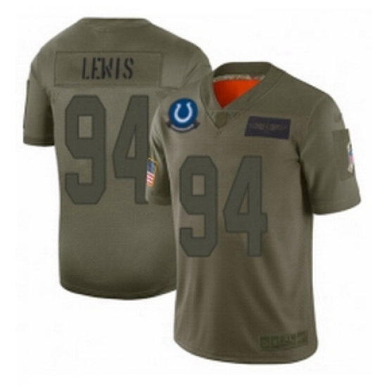 Men Indianapolis Colts 94 Tyquan Lewis Limited Camo 2019 Salute to Service Football Jersey Men Indianapolis Colts 94 Tyquan Lewis Limited Camo 2019 Salute to Service Football Jersey