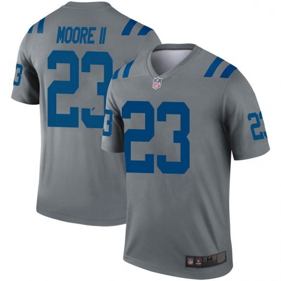 Men Indianapolis Colts Kenny Moore II Legend Jersey Grey Men Indianapolis Colts Kenny Moore II Legend Jersey Grey