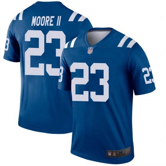 Men Indianapolis Colts Kenny Moore II Legend Jersey Royal Men Indianapolis Colts Kenny Moore II Legend Jersey Royal