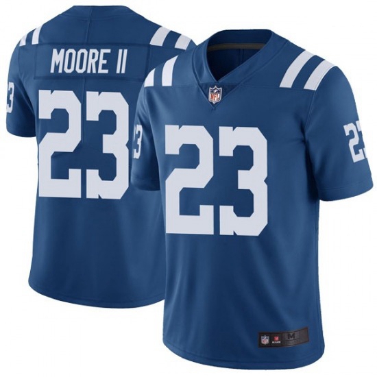 Men Indianapolis Colts Kenny Moore II Limited Color Rush Vapor Untouchable Jersey Royal Men Indianapolis Colts Kenny Moore II Limited Color Rush Vapor Untouchable Jersey Royal