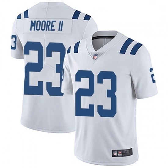 Men Indianapolis Colts Kenny Moore II Limited Color Rush Vapor Untouchable Jersey White Men Indianapolis Colts Kenny Moore II Limited Color Rush Vapor Untouchable Jersey White