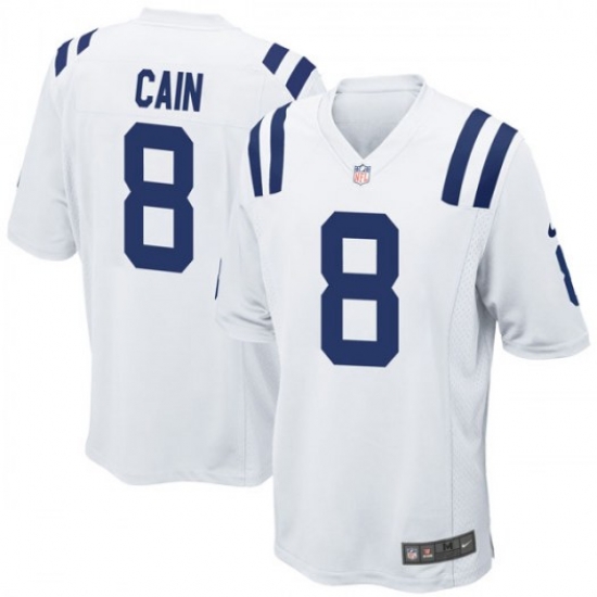 Men Nike Deon Cain Indianapolis Colts Game White Jersey Men Nike Deon Cain Indianapolis Colts Game White Jersey