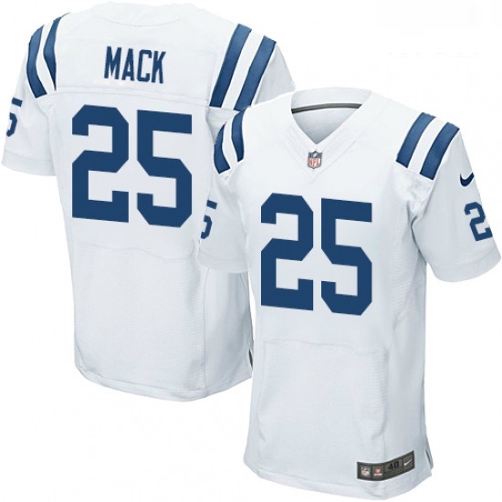 Men Nike Indianapolis Colts 25 Marlon Mack Elite White NFL Jersey Men Nike Indianapolis Colts 25 Marlon Mack Elite White NFL Jersey