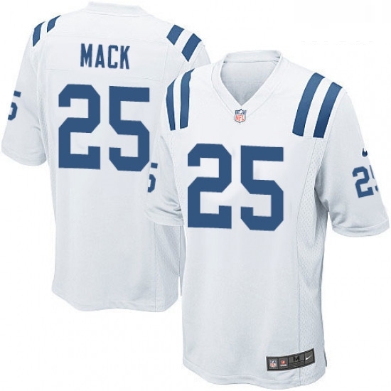 Men Nike Indianapolis Colts 25 Marlon Mack Game White NFL Jersey Men Nike Indianapolis Colts 25 Marlon Mack Game White NFL Jersey