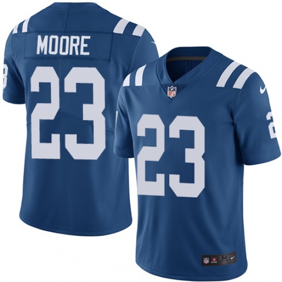 Men's Nike Indianapolis Colts #23 Kenny Moore Royal Blue Team Color Vapor Untouchable Limited Player NFL Jersey Men's Nike Indianapolis Colts #23 Kenny Moore Royal Blue Team Color Vapor Untouchable Limited Player NFL Jersey