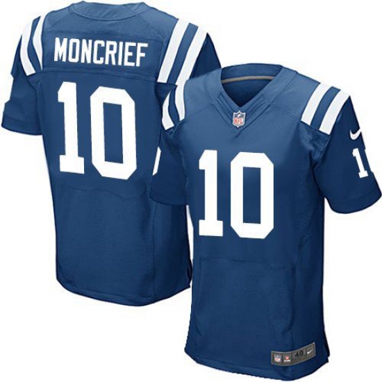 Nike Colts #10 Donte Moncrief Royal Blue Team Color Mens Stitched NFL Elite Jersey Nike Colts #10 Donte Moncrief Royal Blue Team Color Mens Stitched NFL Elite Jersey