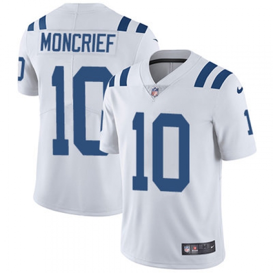 Nike Colts #10 Donte Moncrief White Mens Stitched NFL Vapor Untouchable Limited Jersey Nike Colts #10 Donte Moncrief White Mens Stitched NFL Vapor Untouchable Limited Jersey