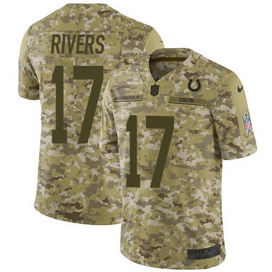 Nike Colts 17 Philip Rivers Camo Men Stitched NFL Limited 2018 Salute To Service Jersey Nike Colts 17 Philip Rivers Camo Men Stitched NFL Limited 2018 Salute To Service Jersey