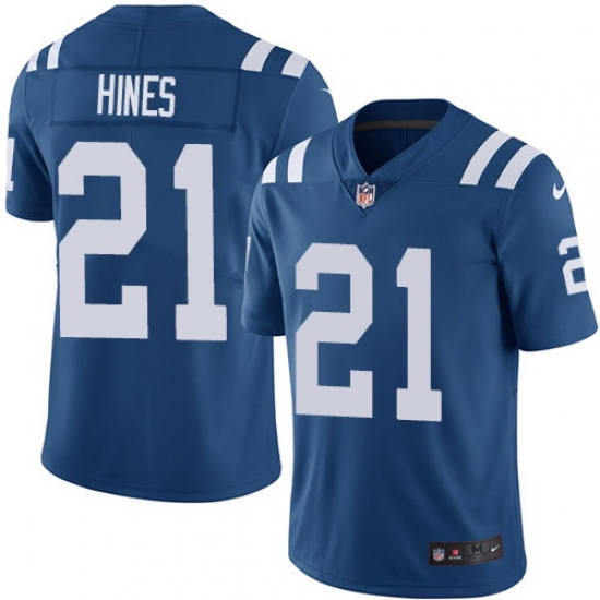 Nike Colts #21 Nyheim Hines Royal Blue Team Color Mens Stitched NFL Vapor Untouchable Limited Jersey Nike Colts #21 Nyheim Hines Royal Blue Team Color Mens Stitched NFL Vapor Untouchable Limited Jersey