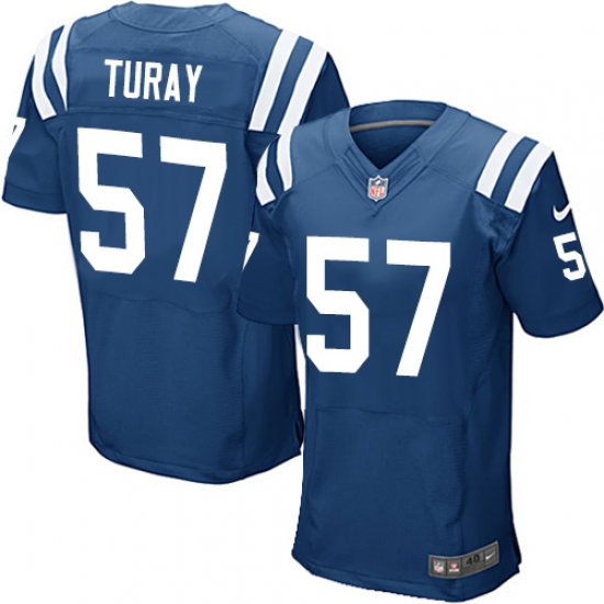 Nike Colts #57 Kemoko Turay Royal Blue Team Color Mens Stitched NFL Elite Jersey Nike Colts #57 Kemoko Turay Royal Blue Team Color Mens Stitched NFL Elite Jersey