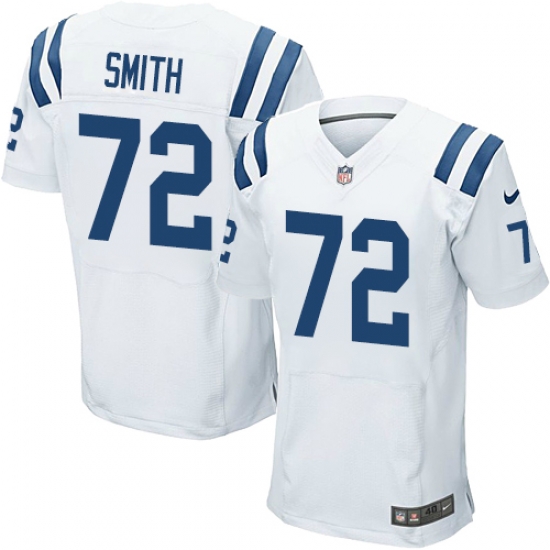 Nike Colts #72 Braden Smith White Mens Stitched NFL Elite Jersey Nike Colts #72 Braden Smith White Mens Stitched NFL Elite Jersey