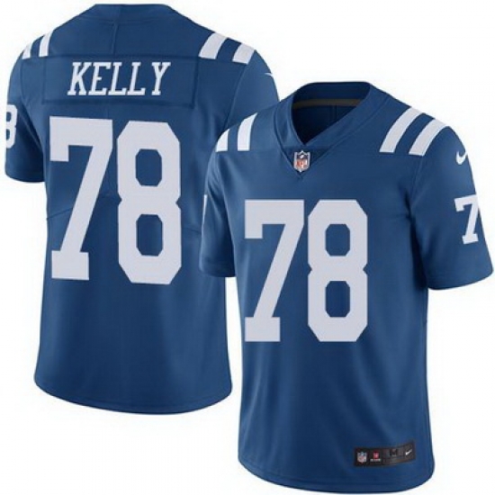 Nike Colts #78 Ryan Kelly Royal Blue Mens Stitched NFL Limited Rush Jersey Nike Colts #78 Ryan Kelly Royal Blue Mens Stitched NFL Limited Rush Jersey