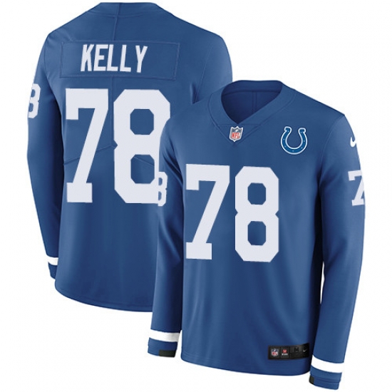 Nike Colts 78 Ryan Kelly Royal Blue Team Color Men s Stitched NFL Limited Therma Long Sleeve Jersey Nike Colts 78 Ryan Kelly Royal Blue Team Color Men s Stitched NFL Limited Therma Long Sleeve Jersey