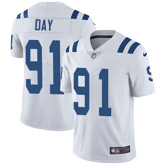 Nike Colts 91 Sheldon Day White Men Stitched NFL Vapor Untouchable Limited Jersey Nike Colts 91 Sheldon Day White Men Stitched NFL Vapor Untouchable Limited Jersey