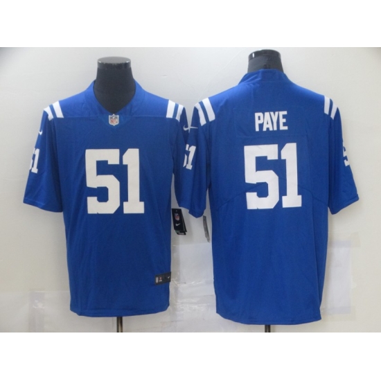 Nike Indianapolis Colts 1 Kwity Paye Royal 2021 NFL Draft Vapor Untouchable Limited Jersey Nike Indianapolis Colts 1 Kwity Paye Royal 2021 NFL Draft Vapor Untouchable Limited Jersey