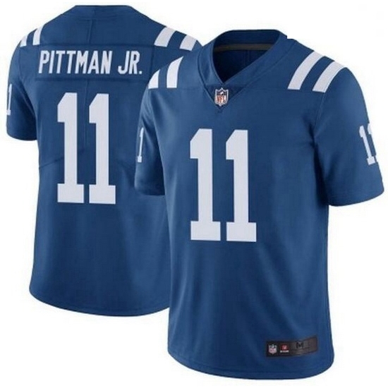 Nike Indianapolis Colts 11 Michael Pittman JR Royal Vapor Untouchable Limited Jersey Nike Indianapolis Colts 11 Michael Pittman JR Royal Vapor Untouchable Limited Jersey