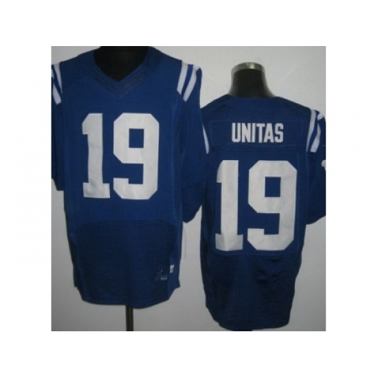 Nike Indianapolis Colts 19 Johnny Unitas Blue Elite NFL Jersey Nike Indianapolis Colts 19 Johnny Unitas Blue Elite NFL Jersey
