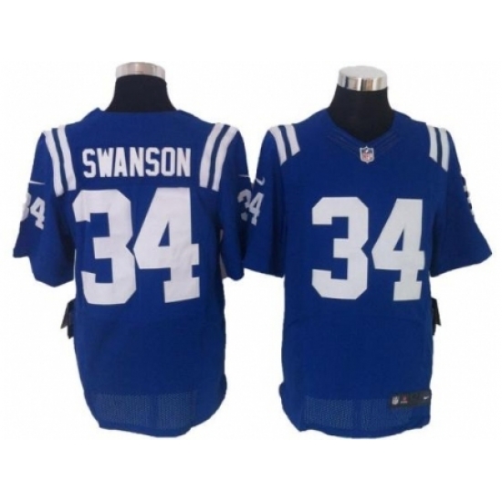 Nike Indianapolis Colts 34 Daxton Swanson Blue Elite NFL Jerseys Nike Indianapolis Colts 34 Daxton Swanson Blue Elite NFL Jerseys