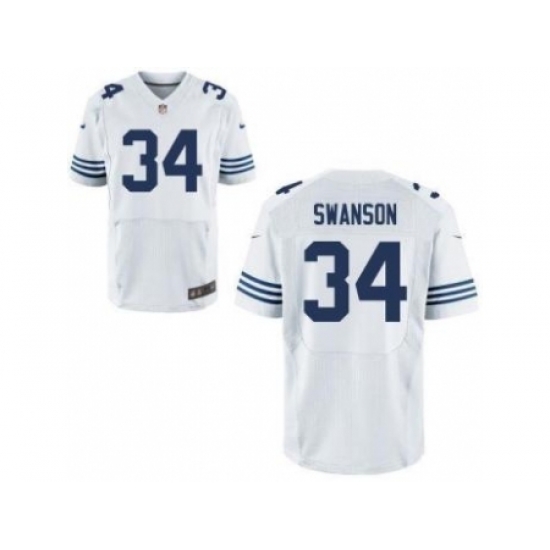 Nike Indianapolis Colts 34 Daxton Swanson White Elite NFL Jerseys Nike Indianapolis Colts 34 Daxton Swanson White Elite NFL Jerseys