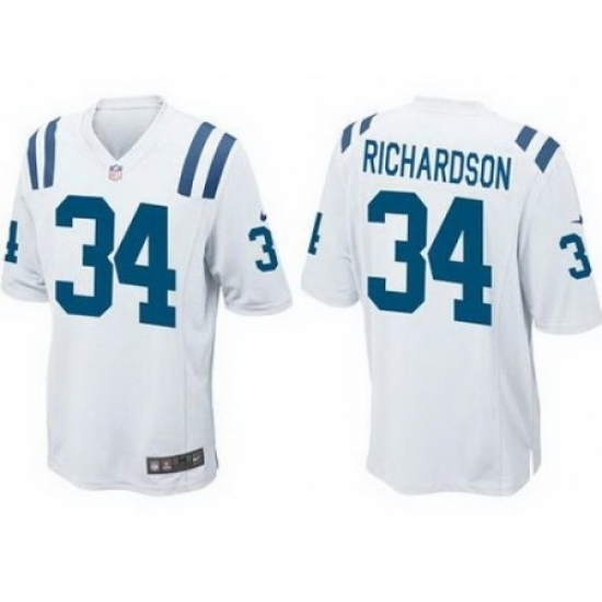 Nike Indianapolis Colts 34 Trent Richardson White Elite NFL Jersey Nike Indianapolis Colts 34 Trent Richardson White Elite NFL Jersey