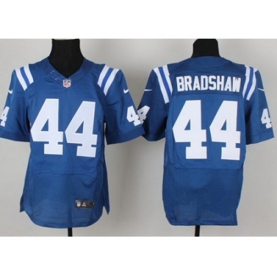 Nike Indianapolis Colts 44 Ahmad Bradshaw Blue Elite NFL Jersey