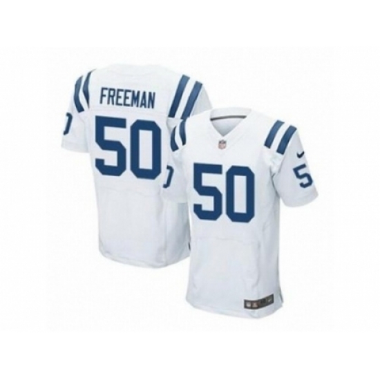 Nike Indianapolis Colts 50 Jerrell Freeman white Elite NFL Jersey Nike Indianapolis Colts 50 Jerrell Freeman white Elite NFL Jersey