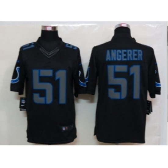 Nike Indianapolis Colts 51 Pat Angerer Black Limited Impact NFL Jersey Nike Indianapolis Colts 51 Pat Angerer Black Limited Impact NFL Jersey