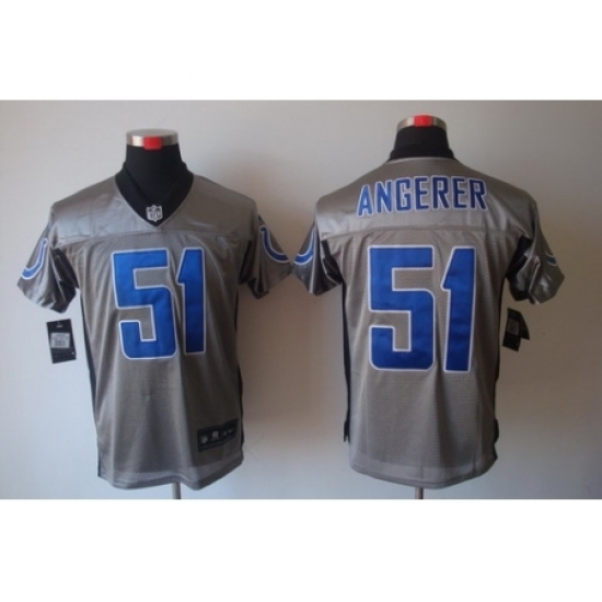 Nike Indianapolis Colts 51 Pat Angerer Grey Elite Shadow NFL Jersey Nike Indianapolis Colts 51 Pat Angerer Grey Elite Shadow NFL Jersey