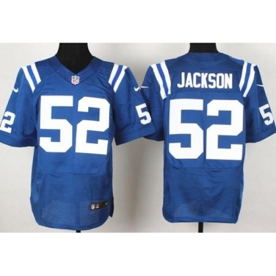 Nike Indianapolis Colts 52 D’Qwell Jackson Blue Elite NFL Jersey Nike Indianapolis Colts 52 D’Qwell Jackson Blue Elite NFL Jersey