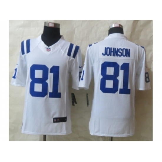 Nike Indianapolis Colts 81 Andre Johnson white Limited Jersey Nike Indianapolis Colts 81 Andre Johnson white Limited Jersey
