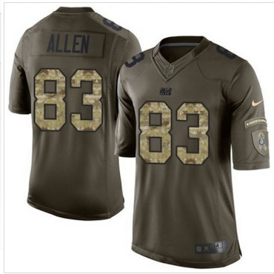 Nike Indianapolis Colts #83 Dwayne Allen Green Men 27s Stitched NFL Limited Salute to Service Jersey Nike Indianapolis Colts #83 Dwayne Allen Green Men 27s Stitched NFL Limited Salute to Service Jersey