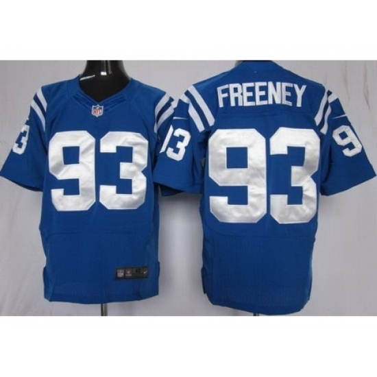 Nike Indianapolis Colts 93 Dwight Freeney Blue Elite NFL Jersey Nike Indianapolis Colts 93 Dwight Freeney Blue Elite NFL Jersey