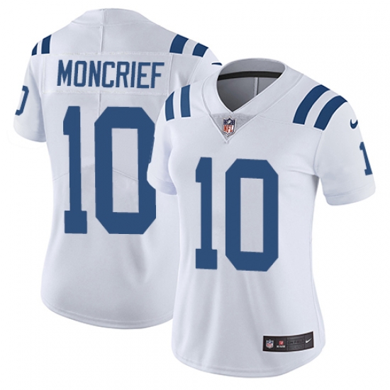 Nike Colts #10 Donte Moncrief White Womens Stitched NFL Vapor Untouchable Limited Jersey Nike Colts #10 Donte Moncrief White Womens Stitched NFL Vapor Untouchable Limited Jersey