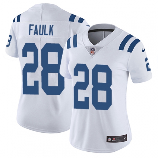 Nike Colts #28 Marshall Faulk White Womens Stitched NFL Vapor Untouchable Limited Jersey Nike Colts #28 Marshall Faulk White Womens Stitched NFL Vapor Untouchable Limited Jersey
