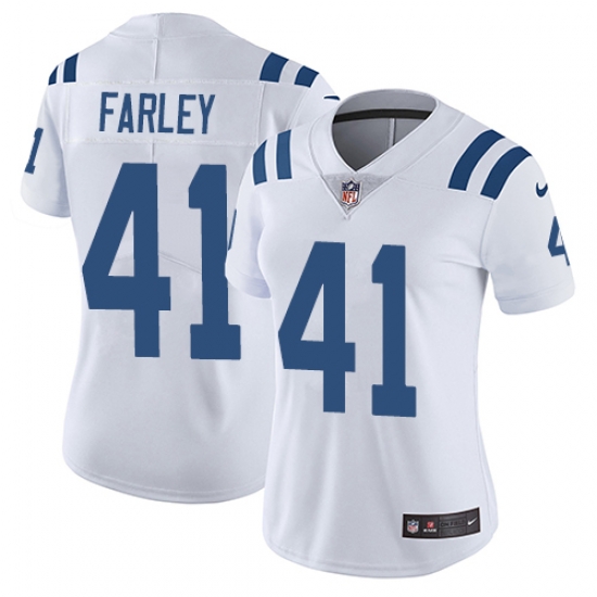 Nike Colts #41 Matthias Farley White Womens Stitched NFL Vapor Untouchable Limited Jersey Nike Colts #41 Matthias Farley White Womens Stitched NFL Vapor Untouchable Limited Jersey